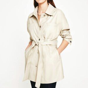 NEW AG Chelsea vegan leather jacket, size large